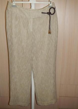 Лляні брюки штани kaliko p.18  65% льон, 30% бавовна