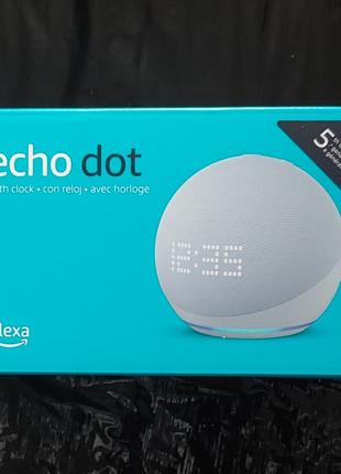 Смарт колонка Amazon Echo Dot with clock 5th Generation