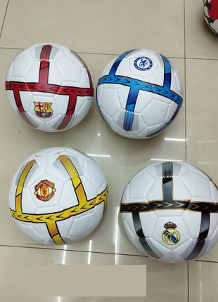 Мяч футбольный FB24507 (60шт) №5, PU, 350 грамм, MIX 4 цвета, ...
