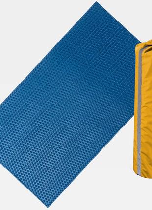Коврик большой 7,0 ag (синий) с чехлом для коврика (желтый)