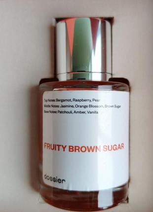 Парфюмированная вода женская dossier fruity brown sugar inspir...