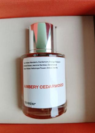 Парфюмированная вода женская dossier ambery cedarwood inspired...