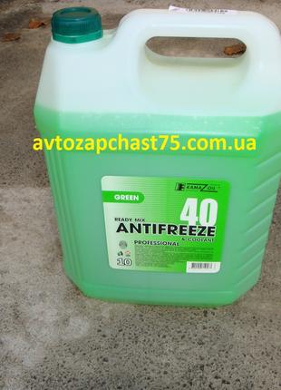 Антифриз зелёный Кама -40 градусов, 10 кг (изготовитель Кама Ойл)