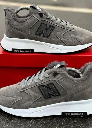 Кроссовки мужские осень зима new balance с мехом