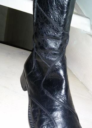 Шкіряні круті чоботи бренду geox  розмір 40 (26 см)