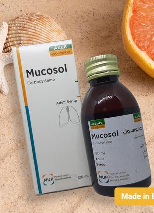 Mucosol Мукосол сироп от мокрого кашля 120 мл Египет