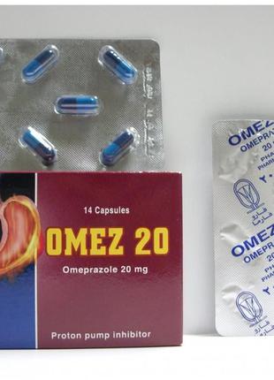 Капсули OMEZ 20 omeprazole 20 mg.
