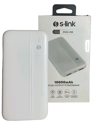 Потужний повербанк на 10000 міліампер | Powerbank s-link 10000mAh