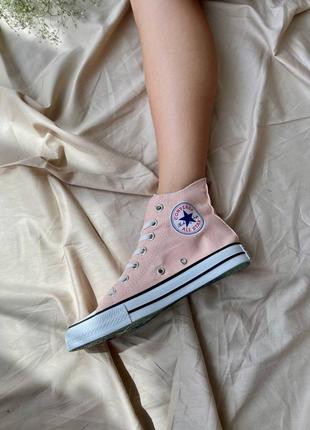 Кнди converse chuck taylor all star hi ‘peach’