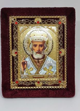 Икона Святой Николай на подставке