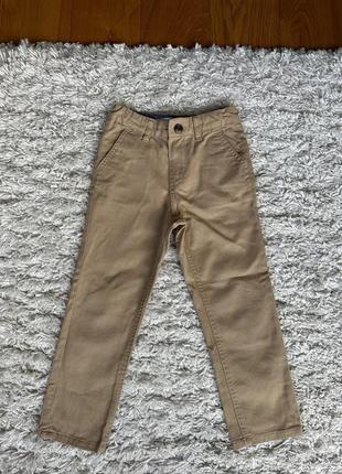 Primark denim брюки чинос с утяжками на поясе 5-6 лет
