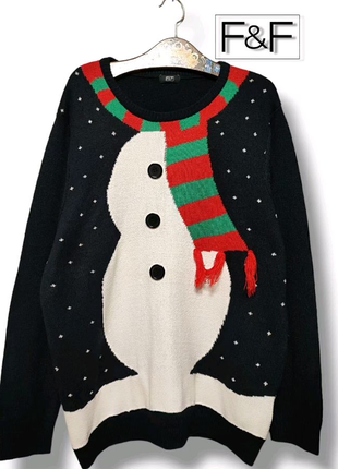 Новорічний джемпер різдвяний одяг для фотосесії светр тепла кофта