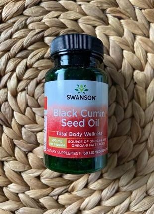 Олія насіння чорного кмину ( масло черного тмина) 500 mg 60 капс