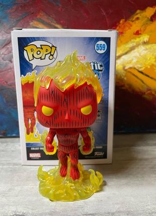 Фігурка Funko POP! Fantastic Four Людина-факел (Human Torch)