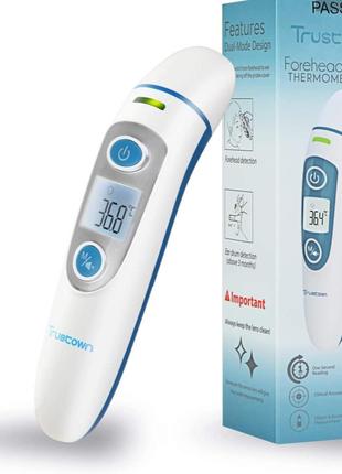 Медичний термометр для лоба і вух Trustown 4 в 1 безконтактний...