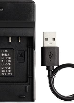 Універсальний USB-зарядний пристрій D-LI88 для камер Pentax Op...
