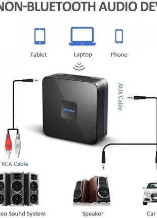 Bluetooth адаптер MPOW BH070A Bluetooth Receiver стерео ресивер