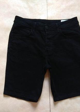 Мужские брендовые черные джинсовые шорты бриджи denim co, 34 р...