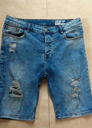 Мужские джинсовые шорты бриджи denim co, 34 размер.