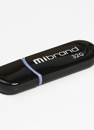 USB флеш накопитель Mibrand 32GB Panther Black USB 2.0 (MI2.0/...