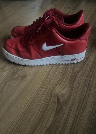 Кроссовки nike air force 1 red