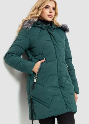 Куртка жіноча демісезонна, колір зелений, 235r2262