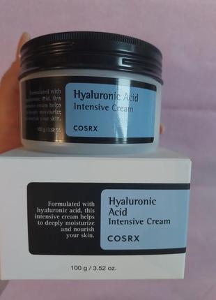 Cosrx hyaluronic acid, інтенсивний крем для обличчя з гіалурон...