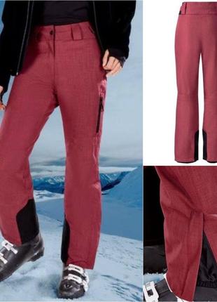 Зимние лыжные термо брюки crivit розовые женский s/m