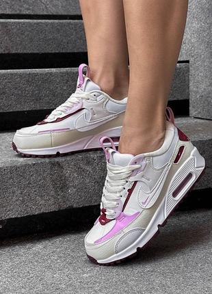 Жіночі кросівки nike air max 90 future pink
