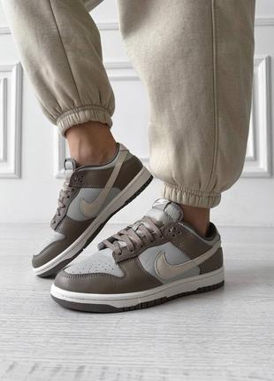 Женские кроссовки nike sb dunk brown