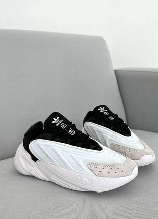 Женские кроссовки adidas ozelia white black