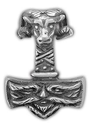 Амулет защитный viking "молот тора" материал - олово