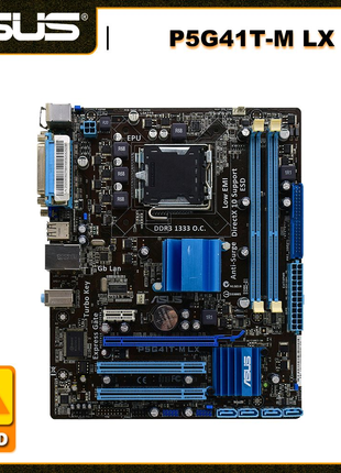Материнская плата Asus P5G41T-M LX (s775, G41, PCI-Ex16), Xeon..