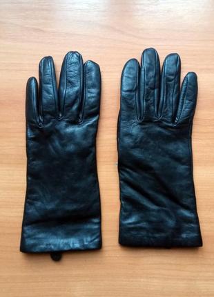 Кожаные женские перчатки marks & spencer