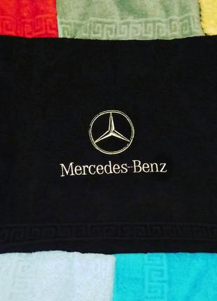 Mercedes Рушник махровий,банний 70x140 з вишивкою марки автомо...