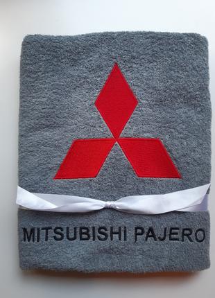 Mitsubishi PAJERO Рушник махровий,банний 70x140 Вишивка емблем...