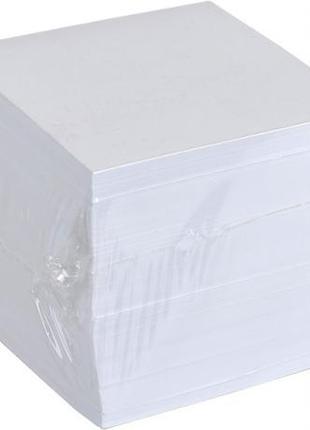 Блок 900 листов 90*90мм белый офсет "Коленкор"