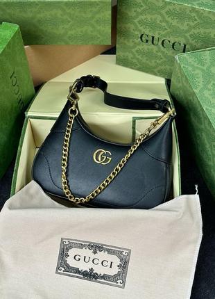 Женская кожаная сумка 👜 gucci aphrodite small shoulder bag bla...