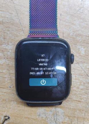Смарт годинник Smart Watch X7 з залізним ременцем