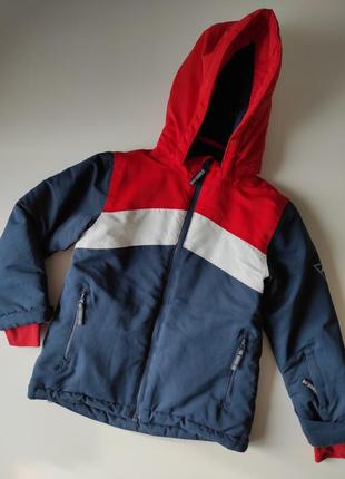 Куртка термо зима осень мальчишку 110 116 см 5 6 лет синяя