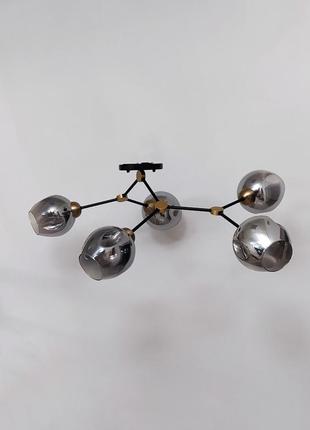 Люстра-трансформер молекула в стилі лофт