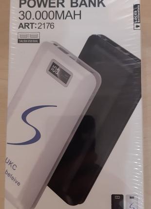 Power Bank 30000 LCD. Портативний акумулятор новий.