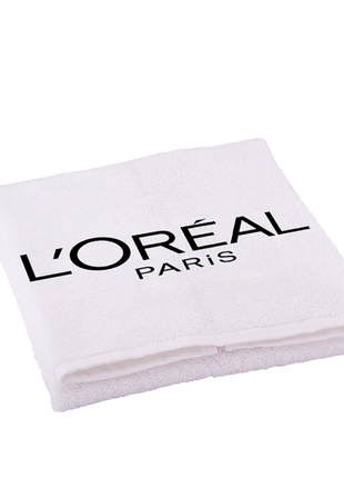 Махровое полотенце банное большое белое брендовое для сушки во...