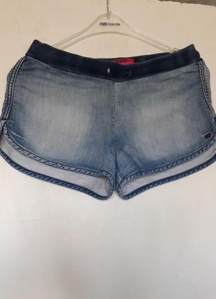 Женские джинсовые шорты короткие брендовые синие blue rebel