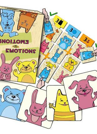 Настольная карточная игра "Emotions" Мастер MKZ0810 составь пе...