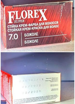 Крем-краска florex, божоле