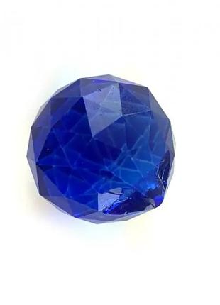 Кристалл хрустальный подвесной синий (2CM)