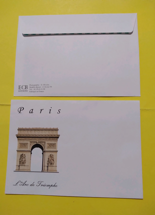 Поштовий конверт 11,4×16,2см, Франція.