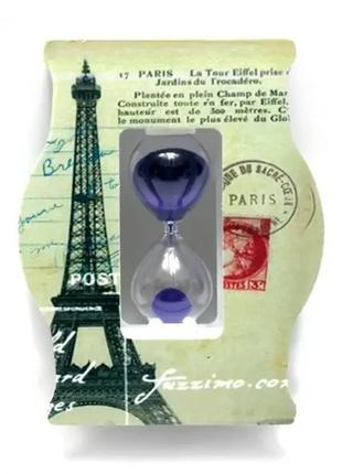 Годинник пісочний "Париж" (14х11х4 см)
