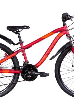Велосипед 24" Discovery FLINT AM DD 2022 (червоний (м))